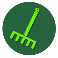 Power Raking Icon