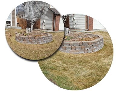 Before & After Power Raking